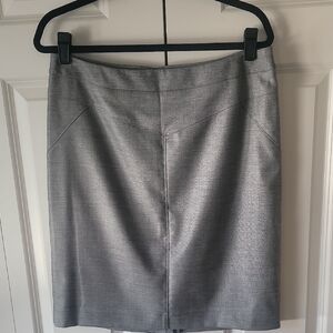 Jones New York Gray Pencil Skirt Knee-Length Work